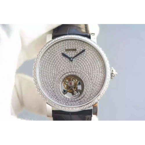 Calibre de Cartier Tourbillon SS/LE Full Diamond