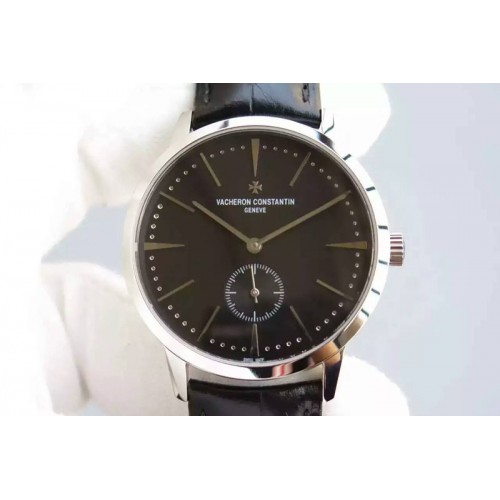 Vacheron Constantin SS MK Best Edition Black Dial on Black Leather Strap Vacheron Constantin SS MK Best Edition Black Dial on Black Leather Strap
