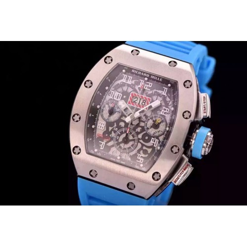 Richard Mille Felipe Massa TI SS/RU Blue Button Asian 7750