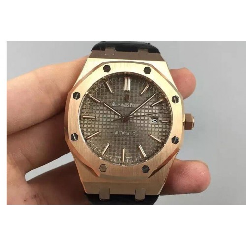 Audemars Piguet Royal Oak 41mm 15400 V6F 1:1 Best Edition RG/LE  Grey Dial A3120