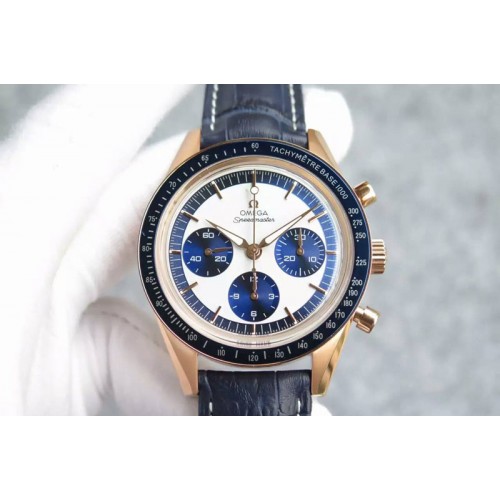 Omega Speedmaster RG/LE Blue Dial A7750