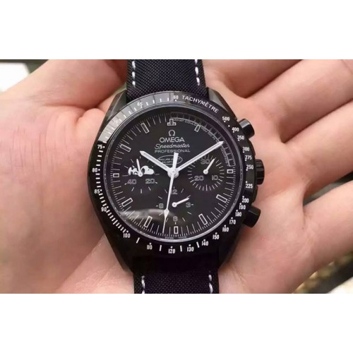 Omega Speedmaster Snoopy Chrono PVD Blak Dial on Black Nylon Strap A9300 Omega Speedmaster Snoopy Chrono PVD Blak Dial on Black Nylon Strap A9300
