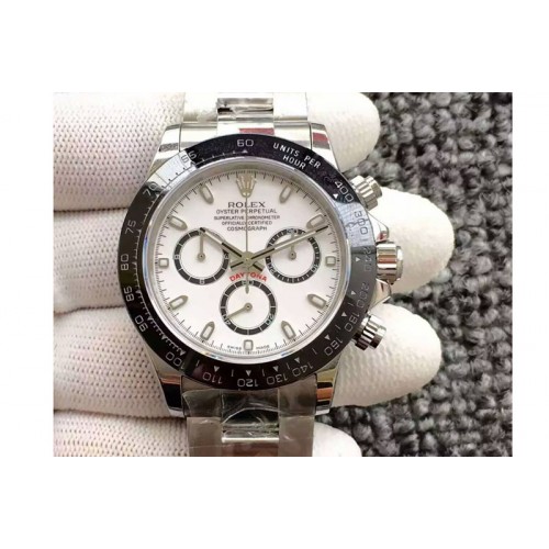 Rolex Daytona 2016 116500 V2 JH 1:1 Best Edition Ceramic Bezel White Dial on SS Bracelet A4130 Rolex Daytona 2016 116500 V2 JH 1:1 Best Edition Ceramic Bezel White Dial on SS Bracelet A4130