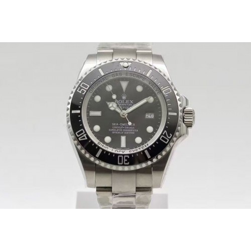 Rolex Sea-Dweller DEEPSEA 116660 Black Ceramic V7 1:1 Noob Best Edition SA3135