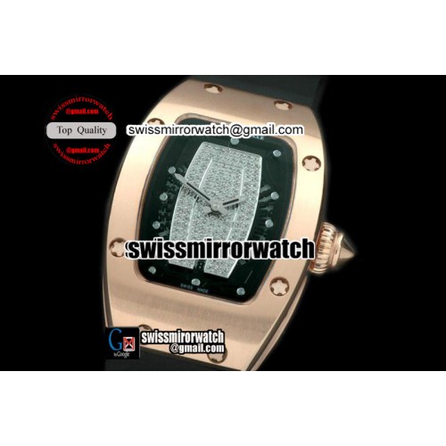 Richard Mille BLING BLING LIMITED EDITION RG/RU Diam Asian 21J Decorated Richard Mille BLING BLING LIMITED EDITION RG/RU Diam Asian 21J Decorated