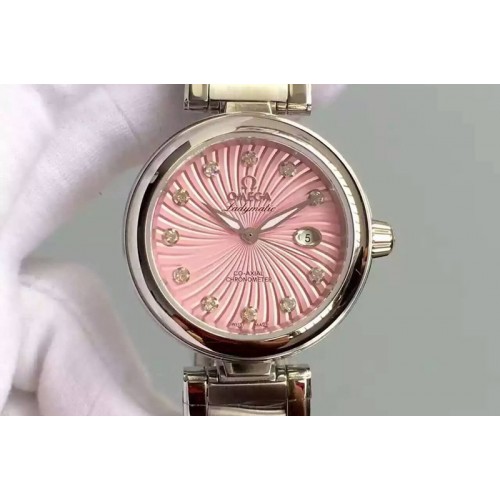 Omega Omega Deville Ladymatic SS/SS L-Pink A8520 Omega Omega Deville Ladymatic SS/SS L-Pink A8520