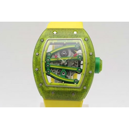 Richard Mille RM 59-01 "Yohan Blake" Tourbillon, Skeleton Dial, Limited Edition Yellow Rubber Band Richard Mille RM 59-01 "Yohan Blake" Tourbillon, Skeleton Dial, Limited Edition Yellow Rubber Band