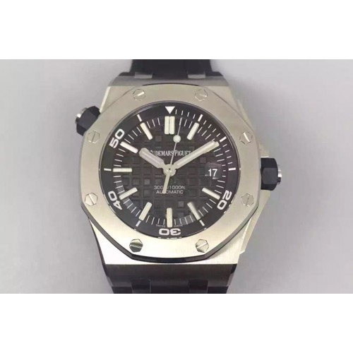 Audemars Piguet Royal Oak Offshore Diver 1:1 V8 JF Best Edition on Rubber Strap A3120
