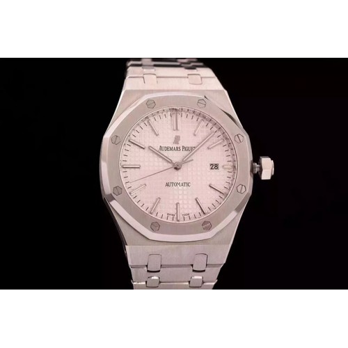Audemars Piguet Royal Oak 41mm 15400 V6F 1:1 Best Edition Silver Dial on SS Bracelet A3120