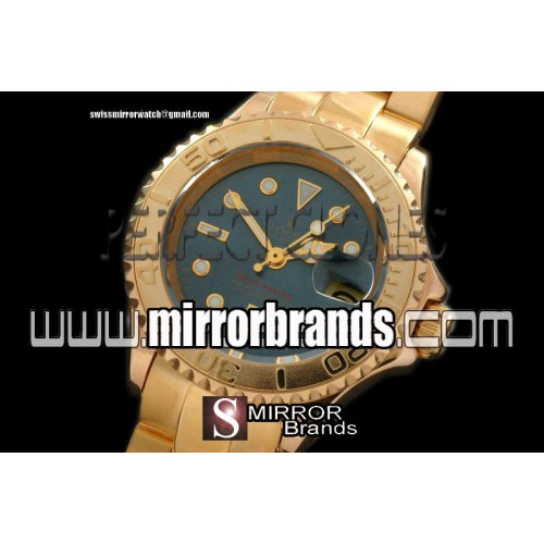 Luxury Rolex Yachtmaster FG Blue Dial Swiss Eta 2671-2