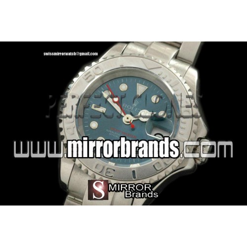 Luxury Rolex Yachtmaster  SS Blue Dial Swiss Eta 2671-2