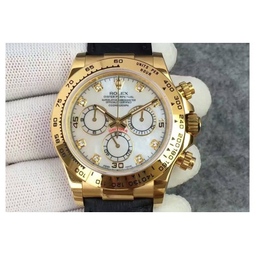 Rolex Cosmograph Daytona YG/LE Gold Dail Diamond Marker A4130