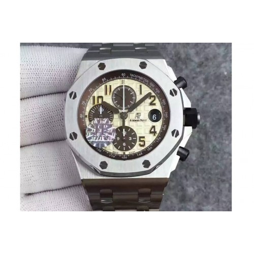 Audemars Piguet Royal Oak Offshore Safari 2014 JF on SS Bracelet A3126