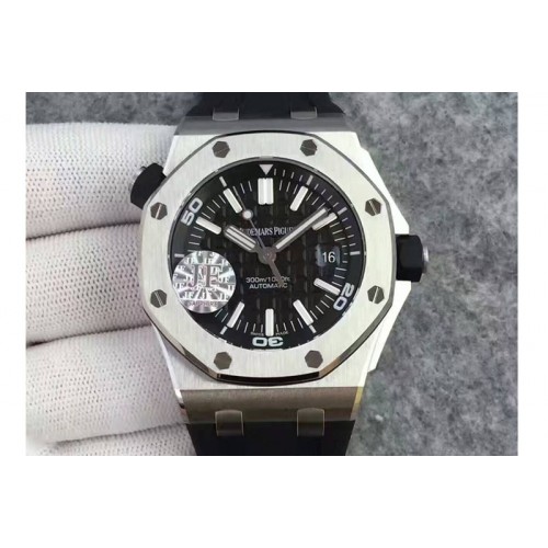 Audemars Piguet Royal Oak Chronograph 26320 RG Black Dial on RG Bracelet A7750