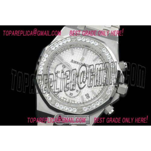 Audemars Piguet Royal Oak Chrono SS/SS White Jap OS20 Quartz