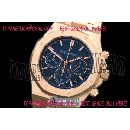 Audemars Piguet Royal Oak Chrono RG/RG Blue Jap OS20
