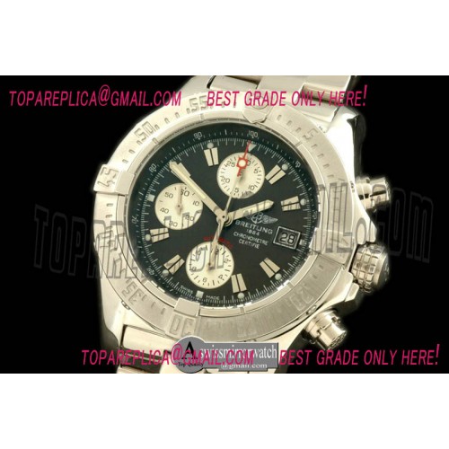 Breitling 2011 Avenger Chrono SS/SS Graphite A-7750 Breitling 2011 Avenger Chrono SS/SS Graphite A-7750