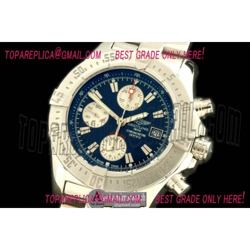 Breitling 2011 Avenger Chrono SS/SS Blue A-7750 Breitling 2011 Avenger Chrono SS/SS Blue A-7750