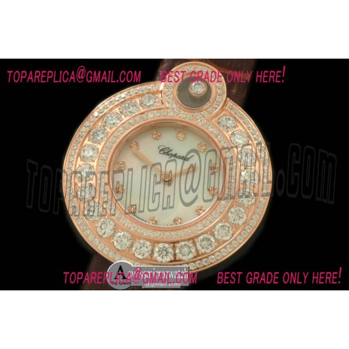 Ladies Chopard Happy Sports RG/LE White Swiss Quartz