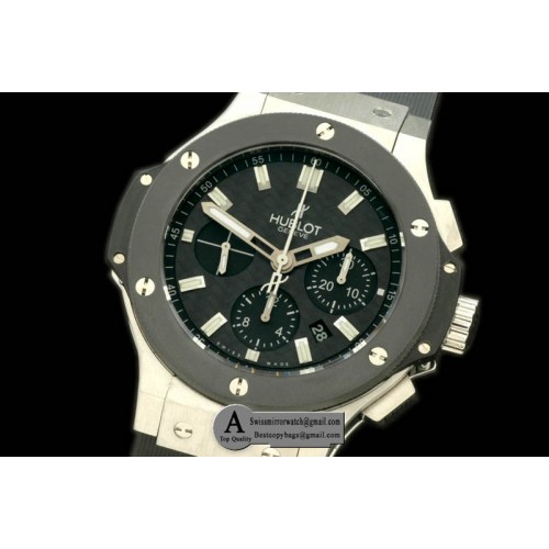 Hublot Big Bang Evolution SS/Ceramic CF Black A7750