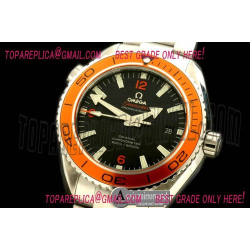 Omega Ceramic Planet Ocean 45.5mm Orange Swiss 2824