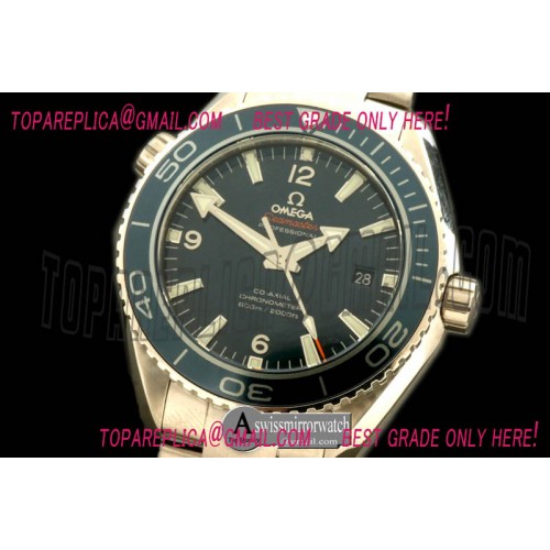 Omega Planet Ocean Blue Titanium Model Swiss 2824