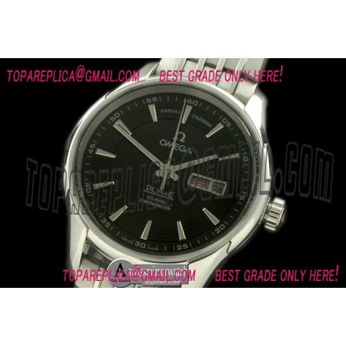 Omega Deville Hour Vision Co Axial Day/Date SS/SS Black Omega Deville Hour Vision Co Axial Day/Date SS/SS Black
