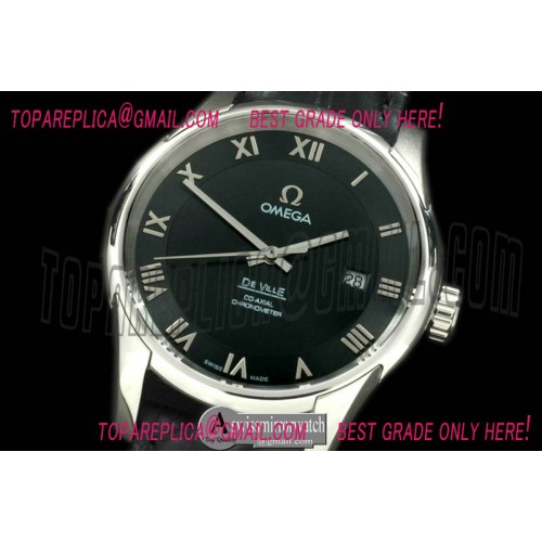 Omega Deville Co Axial Auto SS/LE Black Asian 2824 Omega Deville Co Axial Auto SS/LE Black Asian 2824