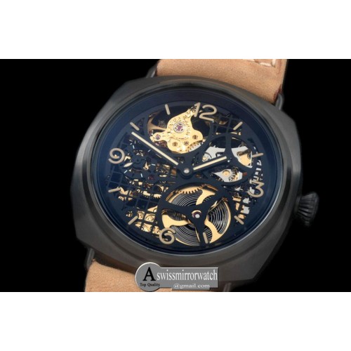 Panerai Pam 350 Skeleton Tourbillon PVD/LE Skeleton 6497 HW