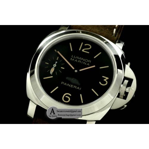 Panerai Luminor Marina 44mm Pam 411M Florence SS Leather A-6497 Replica Watches Panerai Luminor Marina 44mm Pam 411M Florence SS Leather A-6497 Replica Watches