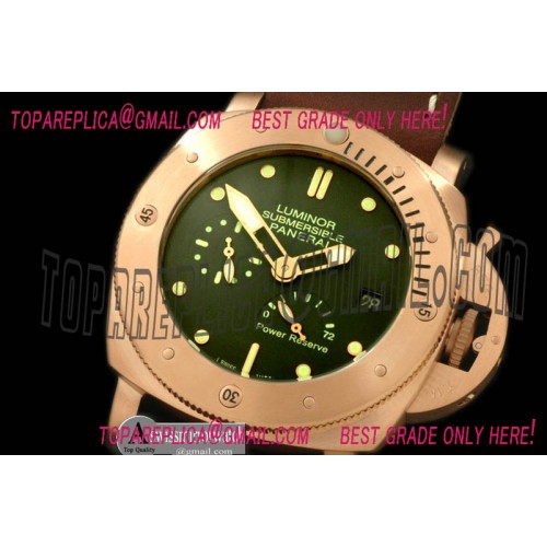 Panerai Pam 507 Submersible Bonzo RG/LE Green SG-25J Auto