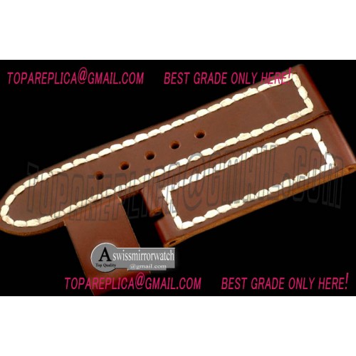 Panerai 24/24 Handsewn Calf Tan Strap for 44mm Pams