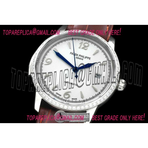 Patek Philippe Calastrava Automatic SS/LE White Num Asian 2824 Patek Philippe Calastrava Automatic SS/LE White Num Asian 2824