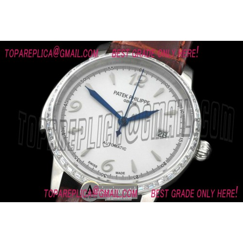 Patek Philippe Calastrava Automatic SS/LE White Num Asian 2824 Patek Philippe Calastrava Automatic SS/LE White Num Asian 2824