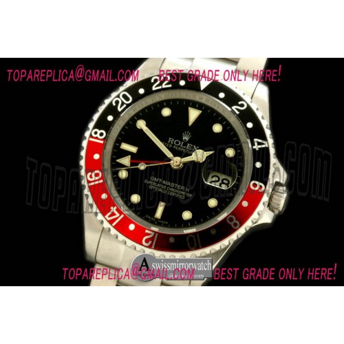 Rolex GMT II 16710 SS Black/Red Asian 2836/3186 Rolex GMT II 16710 SS Black/Red Asian 2836/3186