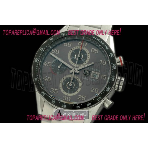 Tag Heuer Carrera 1887 Date Chrono SS/SS Grey A-7750 Tag Heuer Carrera 1887 Date Chrono SS/SS Grey A-7750