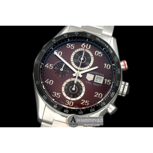 Tag Heuer Carrera 1887 Date Chrono SS/SS Brown A-7750 Tag Heuer Carrera 1887 Date Chrono SS/SS Brown A-7750
