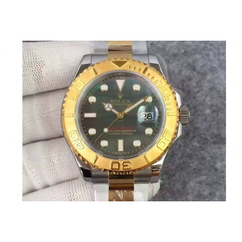 Rolex Submariner 116613 LB Noob 1:1 Best Edition YG Wrapped Blue Dial Diamonds Markers on SS/YG Bracelet A3135