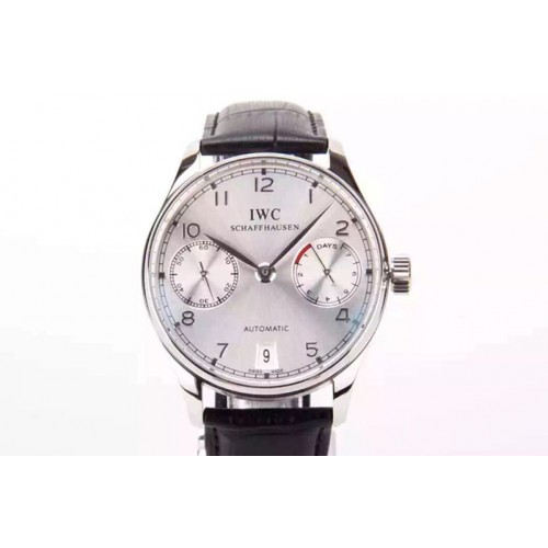 IWC Portuguese Real PR IW5007 ZF 1:1 Best Edition White Dial on Black Leather Strap A52010