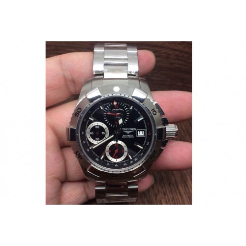 Longines Hydroconquest V SS/SS Black A-7750 28800bph