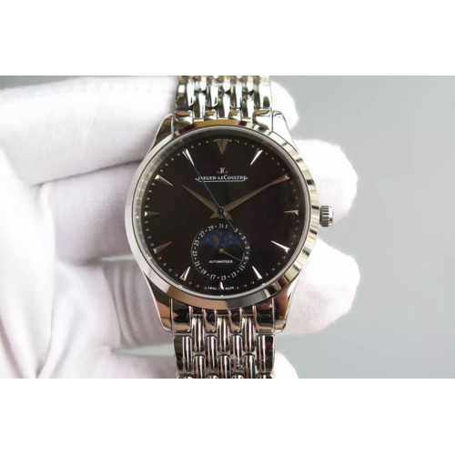 Jaeger LeCoultre Moonphase SS/SS Black Dial Cal.925 Jaeger LeCoultre Moonphase SS/SS Black Dial Cal.925