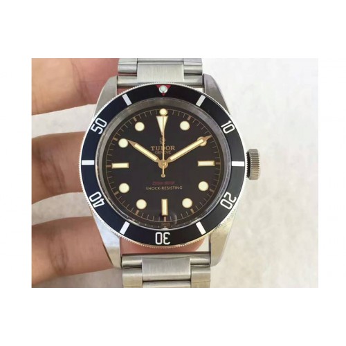 Tudor Heritage Black Bay Only Watch ZF 1:1 Best Edition on SS Bracelet A2824 V5 Free Nylon Strap