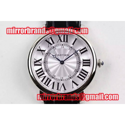 Ronde Louis Cartier SS/LE White Dial Auto Watches Ronde Louis Cartier SS/LE White Dial Auto Watches