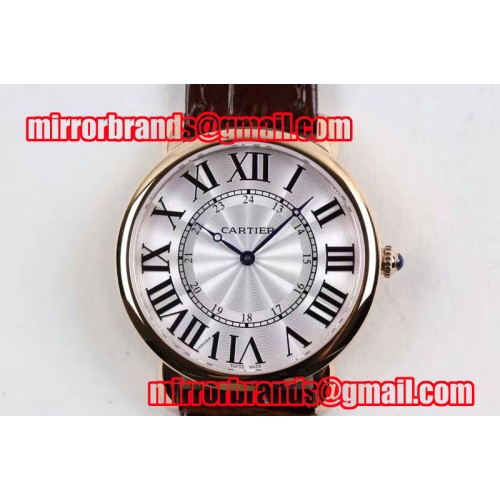 Ronde Louis Cartier RG/LE White Dial Auto Watches Ronde Louis Cartier RG/LE White Dial Auto Watches