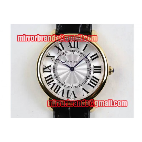 Ronde Louis Cartier YG/LE White Dial Auto Watches Ronde Louis Cartier YG/LE White Dial Auto Watches