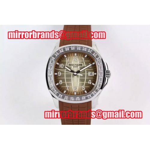 Patek Philippe Aquanaut 5167 SS/RU Brown Dial Cal.324 Mens Watches