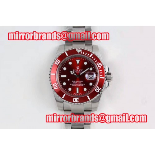 Rolex Submariner 116610 Coke Red SS/SS Asia 2836
