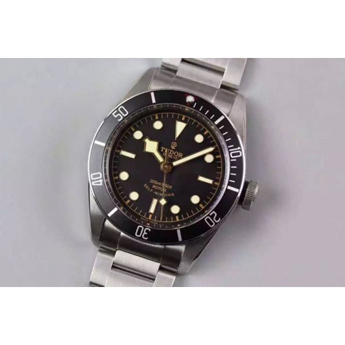 Tudor Heritage Black Bay Black ZF 1:1 Best Edition on SS Bracelet A2824 (Free Leather Strap) Tudor Heritage Black Bay Black ZF 1:1 Best Edition on SS Bracelet A2824 (Free Leather Strap)