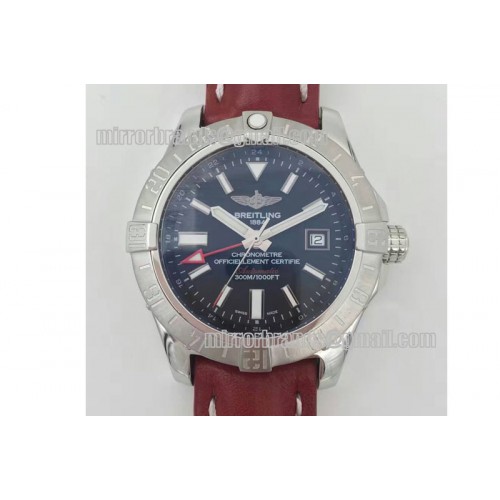 Breitling Avenger II GMT SS/LE Black A-2836