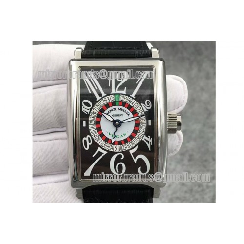 Franck Muller Long Island Vegas SS/LE Black Asia 2813